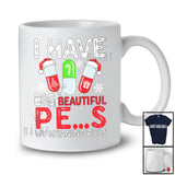I Have Big Beautiful Pe...s My Meaning Pills; Sarcastic Christmas Three Santa Pills; Adult Pharmacy T-Shirt