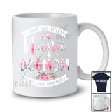 I Have Two Titles Nana And Dog Mom, Awesome Mother's Day Floral Flowers, Family Group T-Shirt