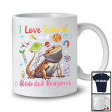I Love Science And Bearded Dragons; Adorable Bearded Dragons Lover; Teacher Students Group T-Shirt
