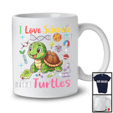 I Love Science And Turtles; Adorable Turtles Wild Animal Lover; Teacher Students Group T-Shirt