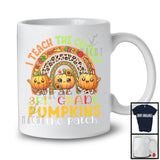 I Teach The Cutest 3rd Grade Pumpkins; Happy Thanksgiving Rainbow; Assistant Teacher Group T-Shirt