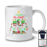 I Teach The Cutest Elf In 2nd Grade; Joyful Christmas Tree Elf Lover; Students Teacher Group T-Shirt