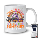 I Teach The Cutest Kindergarten Pumpkins; Horror Halloween Rainbow; Assistant Teacher Group T-Shirt
