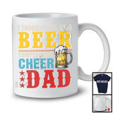 I Thought She Said Beer Competition Cheer Dad, Funny Vintage Father's Day Drinking Drunker T-Shirt