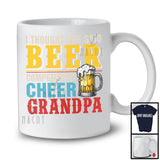 I Thought She Said Beer Competition Cheer Grandpa, Funny Vintage Father's Day Drinking Drunker T-Shirt
