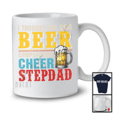 I Thought She Said Beer Competition Cheer Stepdad, Funny Vintage Father's Day Drinking Drunker T-Shirt