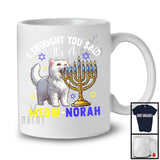 I Thought You Said It%E2%80%99s A Meow norah; Joyful Hanukkah Kitten Sound Menorah Light; Family T-Shirt