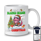 I Want A Bearded Dragon For Christmas; Lovely X-mas Tree Santa Wild Animal; Women Family T-Shirt