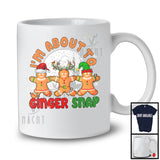 I'm About To Ginger Snap; Lovely Christmas Moon Three Gingerbread Snowing; Baking Baker T-Shirt