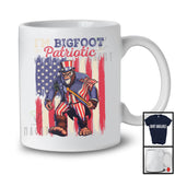 I'm Bigfoot Patriotic, Humorous 4th Of July Independence Day Bigfoot, American Flag Patriotic T-Shirt