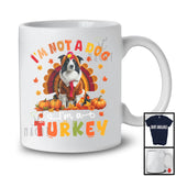 I'm Not A Dog I'm A Turkey; Humorous Thanksgiving Turkey Border Collie Dog Owner Lover; Family T-Shirt