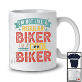 I'm Not Like A Regular Biker, Cool Father's Day Vintage, Matching Biker Family Group T-Shirt