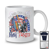 I'm Only Here For The Hot Dogs, Lovely 4th Of July American Flag Cane Corso Owner, Patriotic T-Shirt