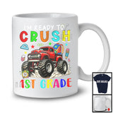 I'm Ready To Crush 1st Grade, Colorful First Day Of School Monster Truck, Students Group T-Shirt