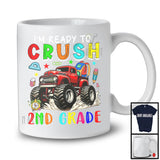 I'm Ready To Crush 2nd Grade, Colorful First Day Of School Monster Truck, Students Group T-Shirt