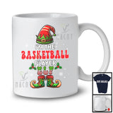 I'm The Basketball Player Elf; Joyful Christmas Elf Costume Snowing Around; Family Group T-Shirt
