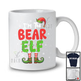 I'm The Bear Elf; Lovely Christmas Snowing ELF Costume; Animal X-mas Family Group T-Shirt