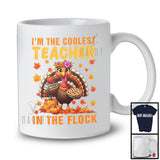 I'm The Coolest Teacher In The Flock; Wonderful Thanksgiving Turkey; Pumpkin Pie T-Shirt