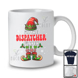 I'm The Dispatcher Player Elf; Joyful Christmas Elf Costume Snowing Around; Family Group T-Shirt