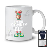 I'm The Donkey Elf; Humorous Christmas Elf Costume Farm Animal Lover; Farmer Family Group T-Shirt