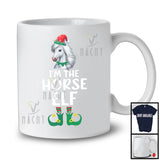 I'm The Horse Elf; Humorous Christmas Elf Costume Farm Animal Lover; Farmer Family Group T-Shirt