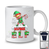 I'm The Nurse ELF; Wonderful Christmas Dabbing ELF Snowing Around; Family Group T-Shirt