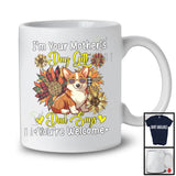 I'm Your Mother's Day Gift Welcome, Lovely Corgi, Leopard Plaid Sunflowers T-Shirt