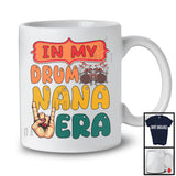 In My Drum Nana ERA, Proud Mother's Day Rock Music Hand, Musical Instruments Family T-Shirt