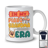 In My Piano Grandma ERA, Proud Mother's Day Rock Music Hand, Musical Instruments Family T-Shirt