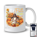 It's Fall Y'all; Wonderful Thanksgiving Fall Pumpkin Goat Sunflowers; Farm Farmer Lover T-Shirt