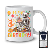 It's My 3rd Birthday; Joyful 3rd Birthday Celebration Thanksgiving Skeleton; Family Group T-Shirt
