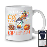 It's My 50th Happy Birthday, Adorable Halloween Costume Birthday Boo Ghost, Pumpkin Cake T-Shirt