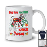 It's The Chinese Donkey; Amazing Christmas Lights Santa Chinese Family; Donkey Farmer T-Shirt