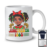 Juneteenth 1865, Adorable Black History Month Black Afro Girls, African American Family Group T-Shirt