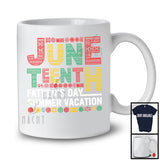 Juneteenth Father's day Summer Vacation, Proud Black Afro American African, Family Group T-Shirt