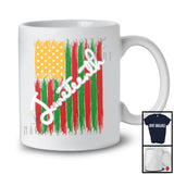 Juneteenth, Proud Black Afro Melanin Flag, Matching African American Family Group T-Shirt