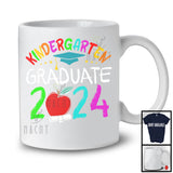 Kindergarten Graduate 2024, Colorful Last Day Of School Graduation, Students Teacher Group T-Shirt