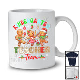 Kindergarten Teacher Team; Lovely Christmas Three Gingerbreads Teaching; Teacher Group T-Shirt