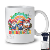 Kindergarten; Adorable Three Gnomes Gnomies Teaching Squad; Students Teacher Group T-Shirt