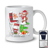 LOVE Phlebotomist Life; Awesome Christmas Reindeer Phlebotomist Tools; Plaid Proud Jobs T-Shirt