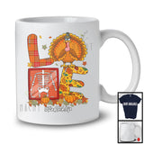 LOVE Rad Tech Life; Awesome Thanksgiving Turkey Radiology; Autumn Plaid Proud Jobs T-Shirt