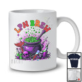 LPN Brew; Scary Halloween Costume Witch Nursing Lover Skull; Matching Nurse Crew Group T-Shirt