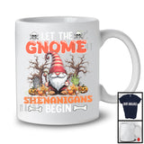 Let The Gnome Shenanigans Begin, Awesome Halloween Gnome Lover, Zombie Hand Pumpkins T-Shirt