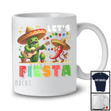 Let's Fiesta, Joyful Cinco De Mayo Chili Cactus Playing Guitar, Proud Mexican Sombrero T-Shirt