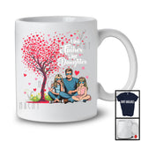 Like Father Daughter, Amazing Father's Day Heart Tree Two Daughter Dad, Matching Family Group T-Shirt