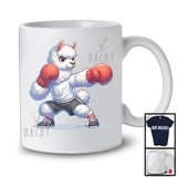 Llama Playing Boxing; Lovely Boxing Llama Player Playing Lover; Matching Sport Team T-Shirt
