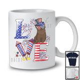 Love, Proud 4th Of July Burmese Cat American Flag Fireworks Firecrackers, Patriotic Group T-Shirt