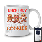 Lunch Lady Of Cutest Cookies; Adorable Christmas Three Gingerbread; X-mas Group T-Shirt
