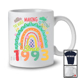 Making The World A Better Place Since 1993, Lovely 31st Birthday Colorful Rainbow, Flowers T-Shirt