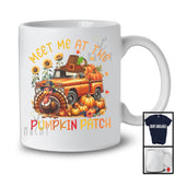 Meet Me At The Pumpkin Patch; Amazing Thanksgiving Turkey On Pickup Truck; Sunflowers T-Shirt
